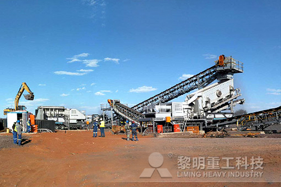南非約翰內(nèi)斯堡錳礦石移動篩分礦石開采項目